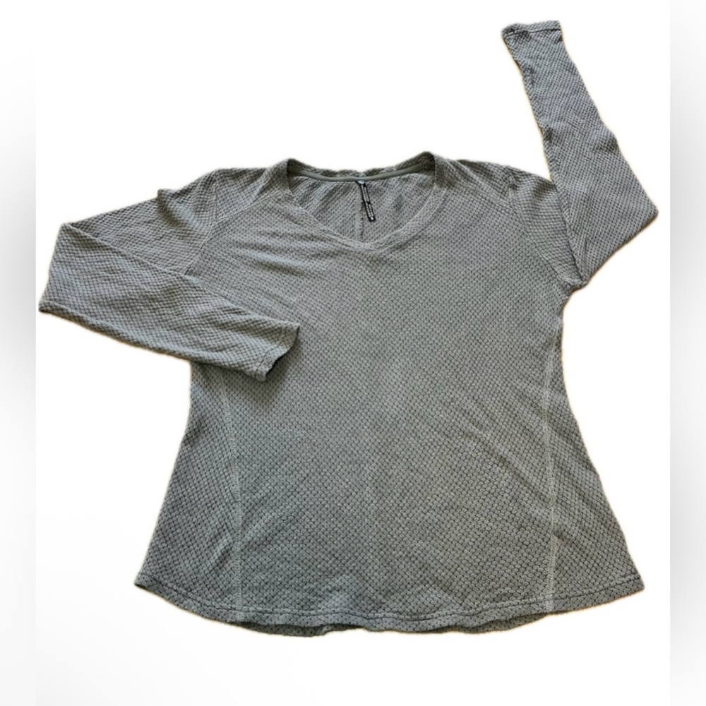 Kuhl Lyrik V-Neck Knit Women’s Grey Sweater Size Small